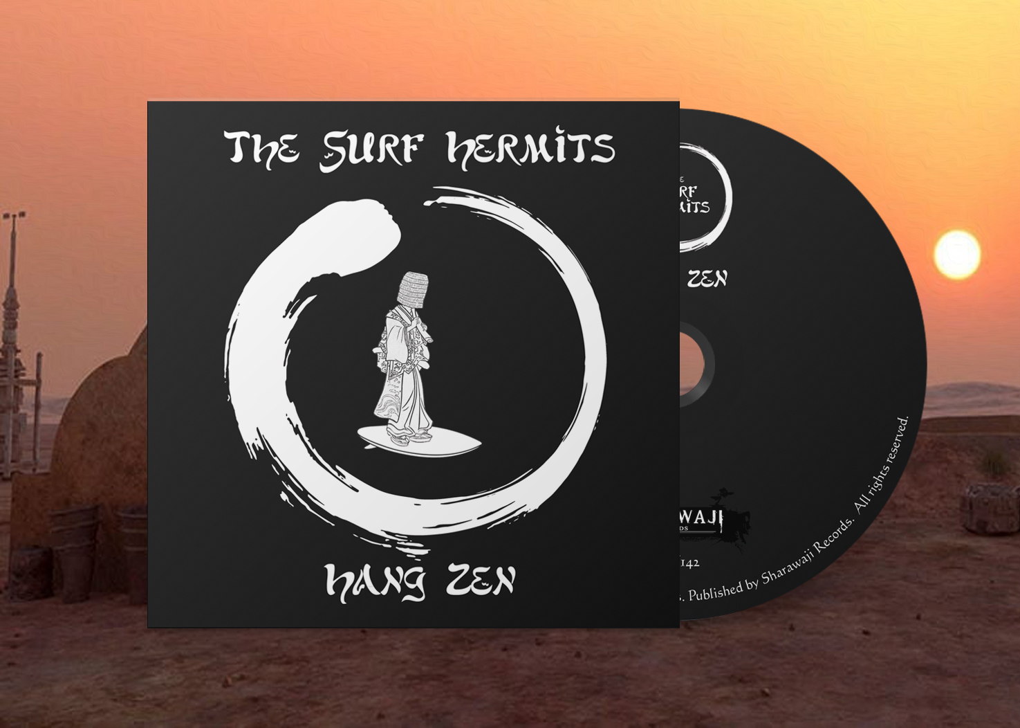SRW142_promo_CD_template1 The Surf Hermits - Hang Zen - SHARAWAJI.COM