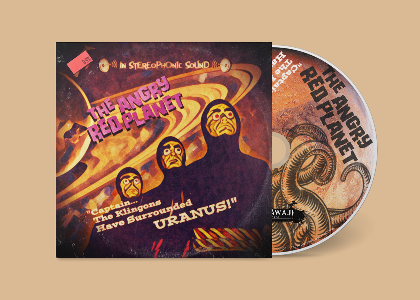 SRW219a_bandcamp_CD_template The Angry Red Planet - "Captain... The Klingons Have Surrounded Uranus!" (Jacket CD) - SHARAWAJI.COM
