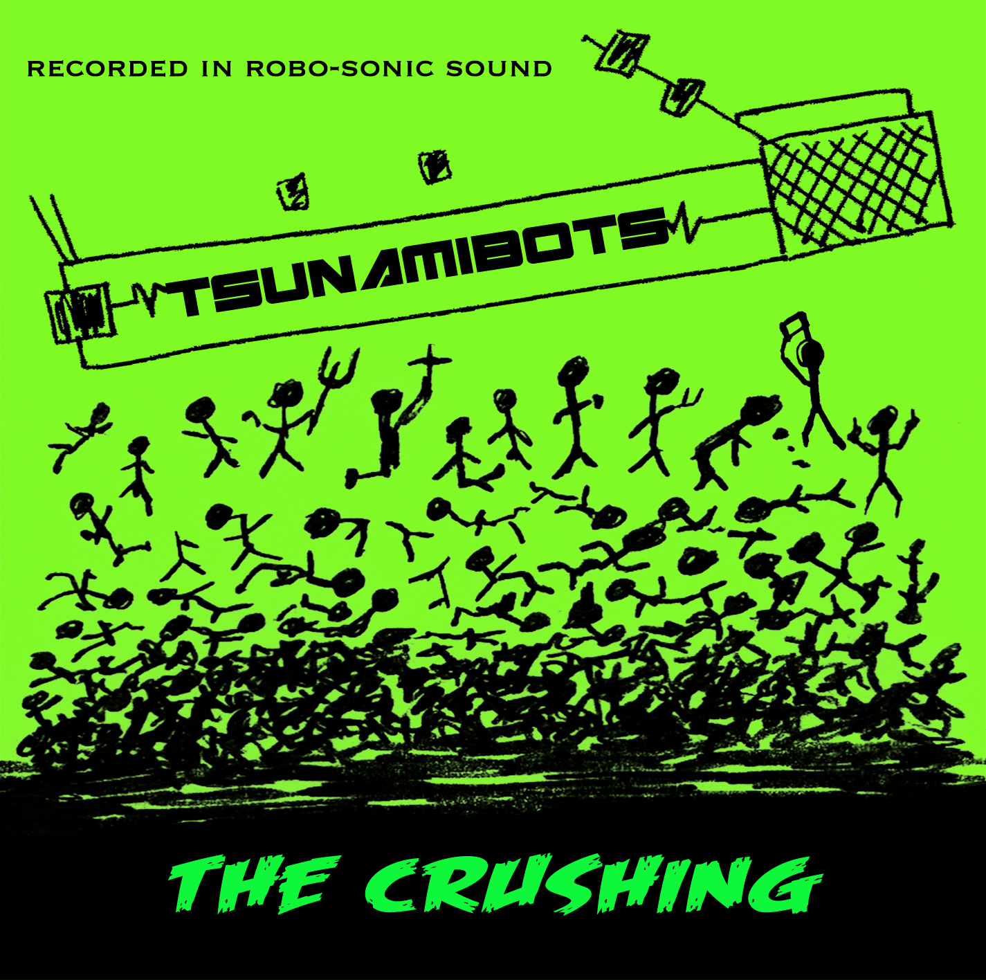 THE-CRUSHING-CD-COVER-RGB image SRW011 The Tsunamibots - The Crushing (Digital Download) Image
